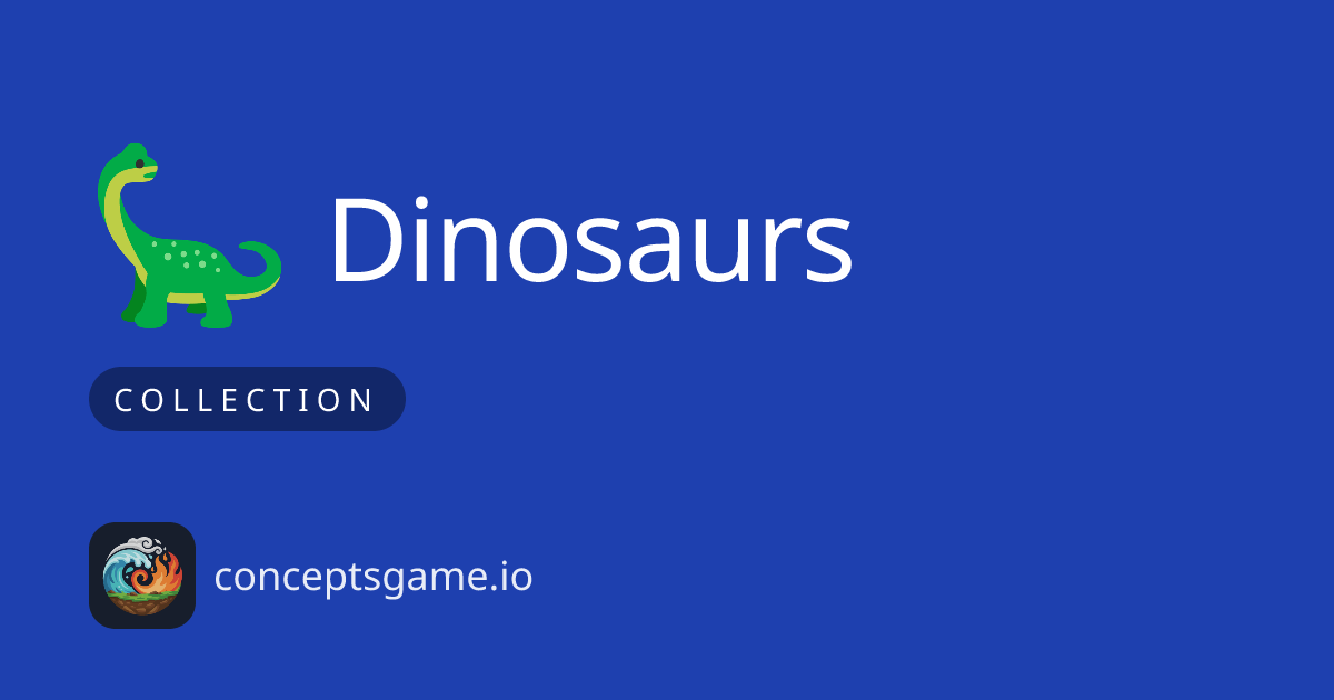 Dinosaurs 🦕 collection | Concepts